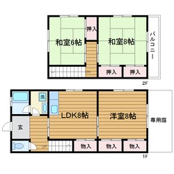 KYハイムの物件間取画像